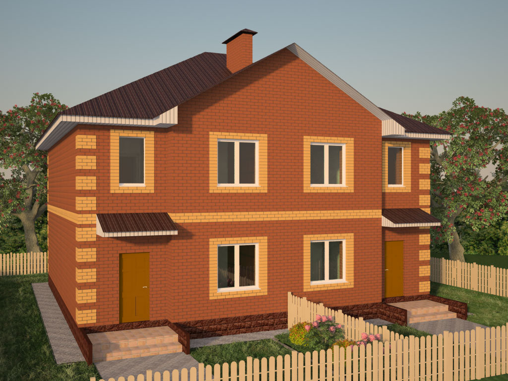 Коттедж Иглино Ново-Архангельское, визуализация