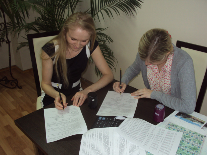 Подписание Договора о сотрудничестве между Генеральным агентом по продажам ООО "Эксперт-Старая Уфа" и ООО "БрикХаус"