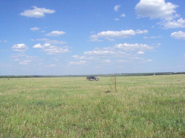 Фоторепортаж. Готовится разметка под фундаменты первых 8 таун-хаусов КП Ново-Архангельсокое